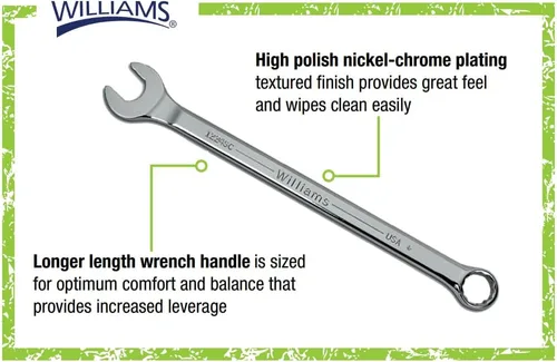 Miniatura 3 de Williams 1208SC llave combinada súper combo, 1/4 pulgada