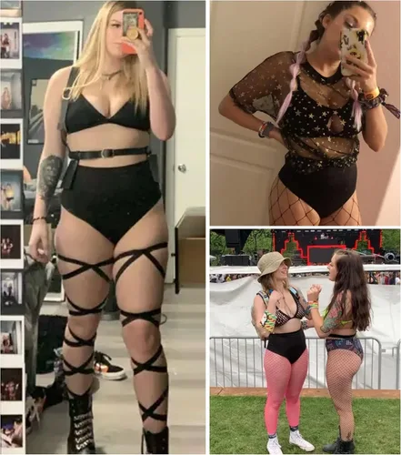 Miniatura 7 de Pantalones cortos para mujer, sexy, rave, color negro, para yoga, baile, bikini de cintura alta, traje de concierto de música