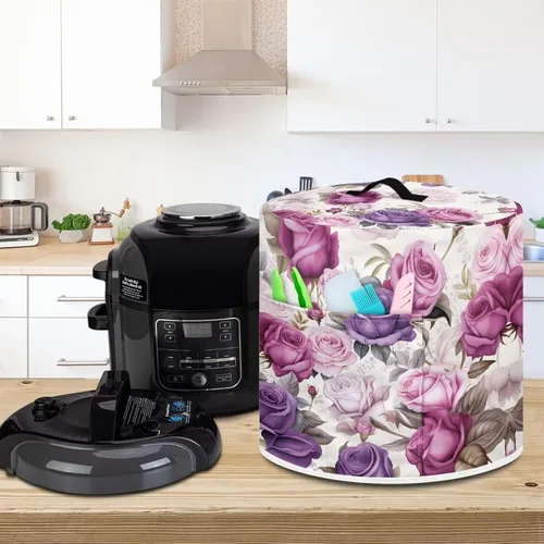 Miniatura 17 de Flashideas Cherry Love - Funda para olla a presión con bolsillo de almacenamiento compatible con olla instantánea de 8 cuartos de galón, accesorios