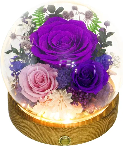 Miniatura 19 de Valley of Rain & Forest Flores reales de larga duración, regalo floral único para que envíes amor para todas las ocasiones, para decoración de Rosa