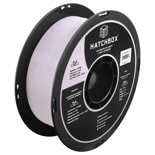 Miniatura 14 de HATCHBOX - Filamento para impresora 3D de PLA mate, precisión dimensional +/- 0.03 mm, carrete de 1 kg, 1.75 mm, color Kraft Papel kraft