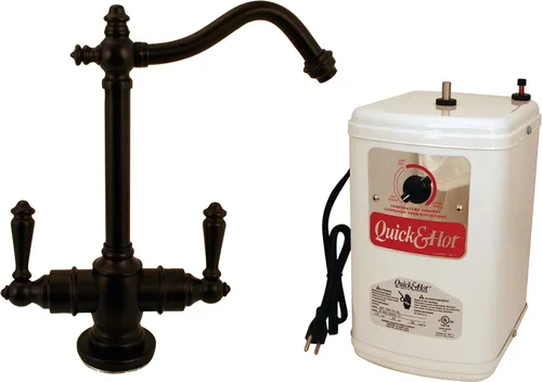 Miniatura 14 de Westbrass DT1F205-62 Victorian 9 pulgadas Grifo instantáneo caliente y frío con sistema de tanque digital HotMaster DigiHot Dispensador de agua