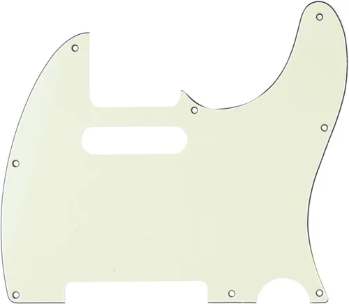 Miniatura 5 de Musiclily Pro 8 agujeros Tele Golpeador para guitarra JPN Made Fender Japan Telecaster, 3Ply Negro