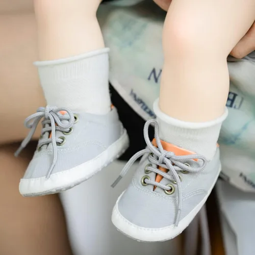 Miniatura 3 de Morbido - Tenis de lona para bebés y niños pequeños, antideslizantes, para recién nacidos, para recién nacidos, para recién nacidos de 0 a 18 meses