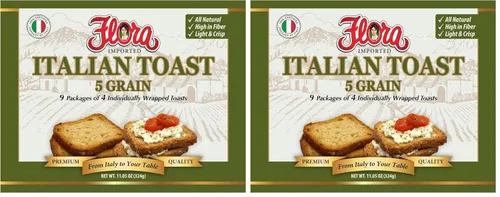 Miniatura 10 de Flora Foods Toast Italian Classic - 1 paquete (11.05 onzas)
