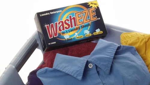 Miniatura 3 de WashEZE Hojas de detergente 3 en 1, las hojas perfumadas de 120 unidades incluyen todas tus necesidades de lavandería con la potente capacidad