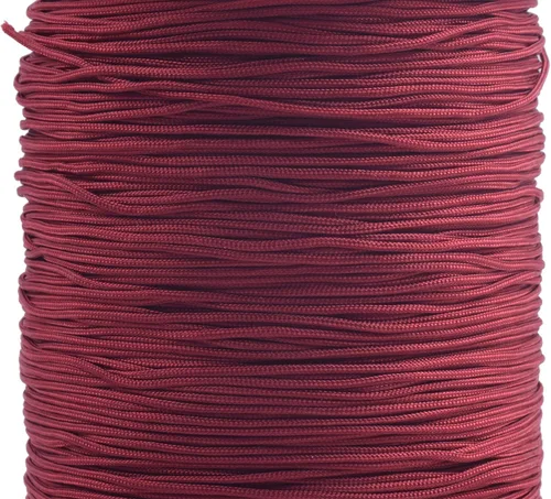 Miniatura 90 de KONMAY 1 rollo de cuerda de nailon para hacer pulseras de 150 yardas, trenzado de nailon Shamballa Macramé/cordón de cuentas de 0.4mm, cordón