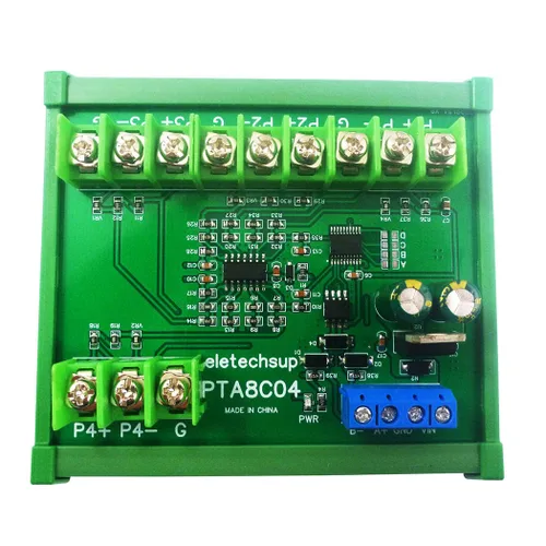 4ch 500 Celsius PT100 Thermocouple RTD emperature Sensor RS485 Temperature Sensor Module Modbus RTU Board Paperless Recorder (A 12V with Rail Box)