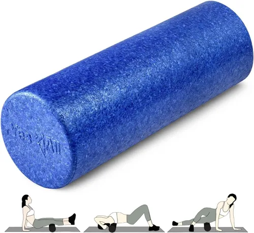 Miniatura 15 de Yes4All Rodillo de espuma EPP de alta densidad con respaldo redondo, rodillo de espuma de ejercicio para yoga, pilates y estiramientos, 12, 18, 24