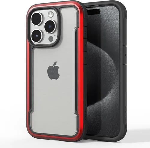 Miniatura 7 de RAPTIC Shield para iPhone 14, funda protectora transparente a prueba de golpes, grado militar, probada en caídas de 10 pies, marco de aluminio