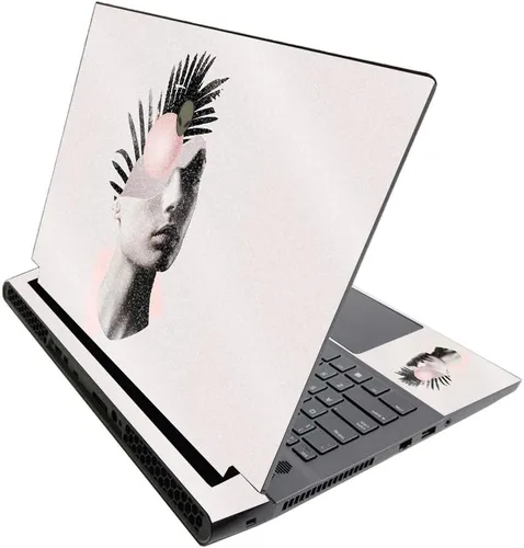 Miniatura 420 de MightySkins - Skin brillante con purpurina para Alienware M17 R3 (2020) y M17 R4 (2021) - Diversión de los años 90 Acabado duradero con purpurina