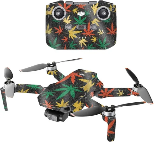 Miniatura 11 de MightySkins Glitter brillante compatible con DJI Mini 2 Dron portátil - Cool Corgi Acabado de purpurina protector, duradero de alto brillo Fácil