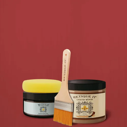 Miniatura 124 de Retique It Kit multiusos con acabado de madera - GO Beyond de madera falsa con imprimación a base de madera líquida pintable y tinte de gel - 60