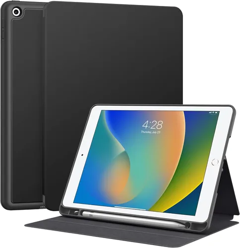 Miniatura 16 de Supveco Funda para iPad de 9ª/8ª/7ª Generación 10.2 pulgadas (Modelo 2021/2020/2019) con Soporte para Lápiz, Funda Folio Premium con Soporte