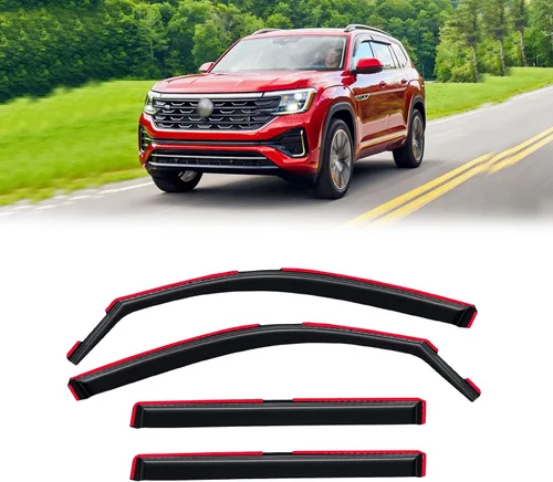 Miniatura 26 de Visera de ventana para Honda Civic 2022-2025, protectores de lluvia de canal exterior, escudos, deflector de ventilación, sombra, viento, humo