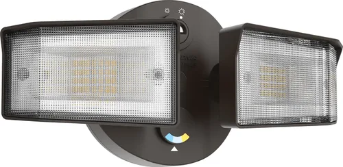 Miniatura 10 de Lithonia Lighting HomeGuard - Luces LED de 2 luces LED para exteriores, sensor de anochecer a amanecer, lúmenes ajustables, color seleccionable