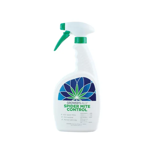 Grower's Ally Spray para Ácaros Araña - Insecticida Listo para Usar contra Insectos y Ácaros Araña para Plantas de Interior y Exterior - Spray para