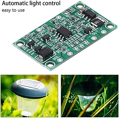 Miniatura 6 de Hilitand 3.2 V 3.7 V Placa de controlador solar Controlador de carga de batería de litio Control de placa de circuito solar para energía solar