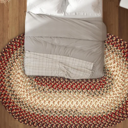 Miniatura 49 de Rhody Rug Easy Living EL33 Taupetone - Alfombra ovalada trenzada de 4 x 6 pies, decoración del hogar, tapete para piso o dormitorio, de fácil
