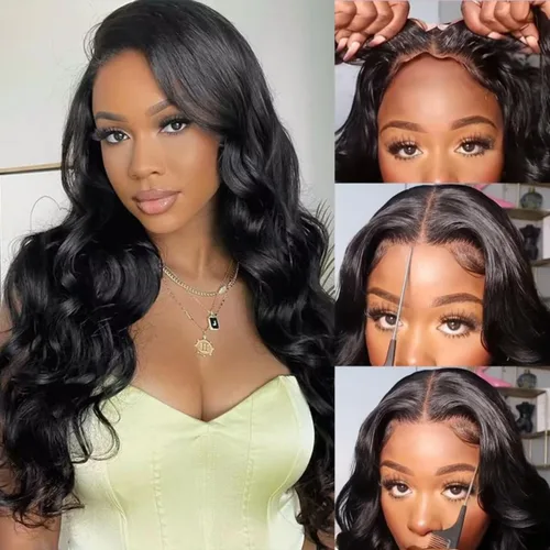 Miniatura 12 de Peluca negra Kinkycurly con borde 4C, cabello humano 4x4 HD encaje afro rizado cierre peluca para mujeres negras encaje precortado sin pegamento