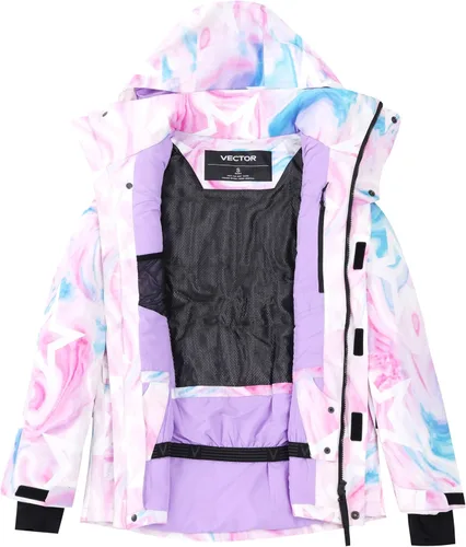 Miniatura 3 de VECTOR PRIME Pantalones de esquí aislados para mujer, pantalones de snowboard impermeables para mujer