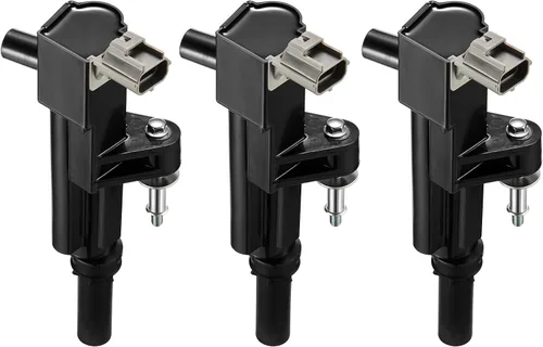 Miniatura 34 de BDFHYK Paquete de bobinas de encendido UF535 y bujías de iridio 95983 compatibles con Mercedes-Benz C230 C280 CLK350 E350 ML350 SLK280 Dodge