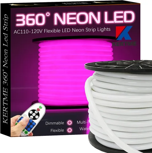 Miniatura 14 de luz LED de neón de 360 grados