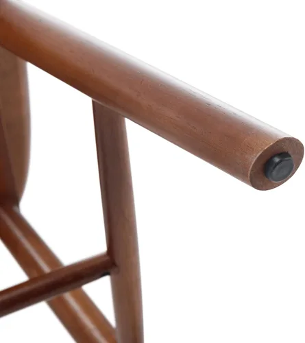 Miniatura 5 de Juego de 4 sillas de comedor de estilo granja, silla de comedor Windsor, sillas de cocina sin brazos con respaldo de espiral, sillas laterales