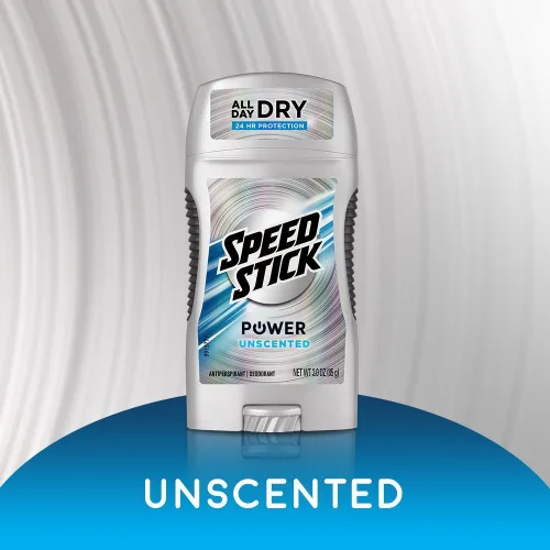 Miniatura 5 de Speed Stick Desodorante antitranspirante, sin perfume, 3 onzas (paquete de 3)