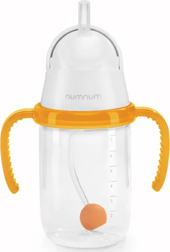 Miniatura 10 de Taza de Pajita NumNum para Bebé, Taza de Pajita con Peso, Tazas Sippy a Prueba de Derrames con Pajita para 6-12 Meses, Tazas para Beber para Niños