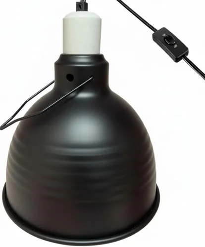 Miniatura 5 de Lámpara de cúpula de reptil, 5.5 pulgadas, lámpara de peregrino para lagartos, tortugas, serpientes, compatible con bombillas de calor UVA/UVB