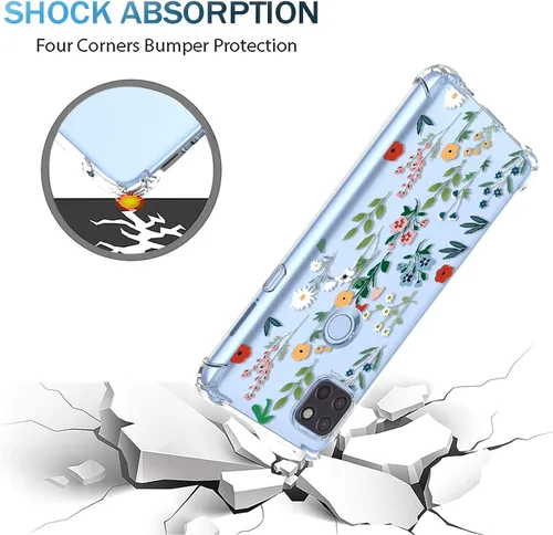 Miniatura 32 de Funda para Moto G Stylus 2021 4G Clear Flower Funda de teléfono TPU suave a prueba de golpes, antiarañazos, funda protectora para Motorola G Stylus