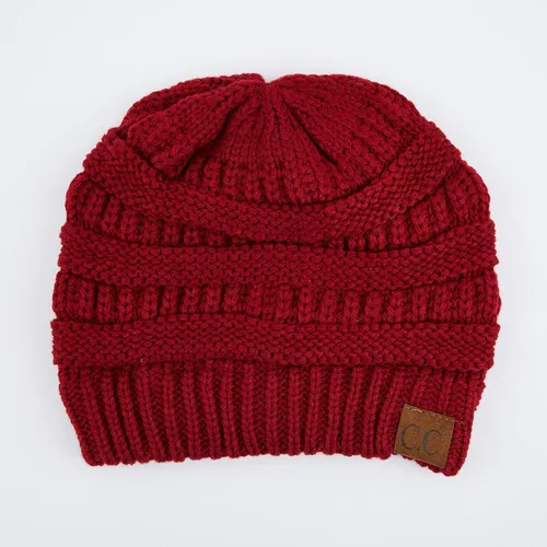 Miniatura 2 de C.C - Gorro de punto trenzado, grueso, suave y cálido (HAT-20A) (HAT-30) (HAT-730) (YJ-816) (HAT-80)