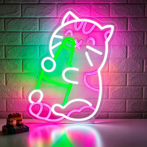 Miniatura 18 de Neon Sign for Wall Decor Dimmable Your Feelings Are Valid Neon Sign Led Neon Lights Light Up Signs for Room Gift Decoration USB Powered