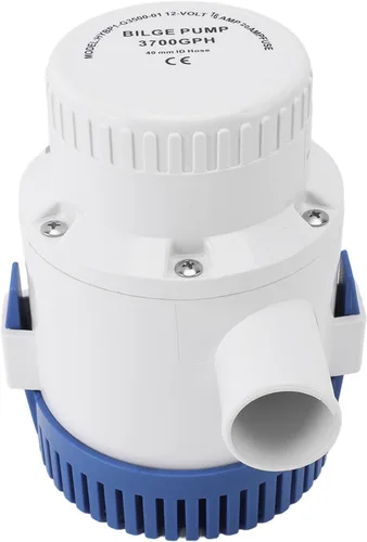 Miniatura 4 de Bomba de sentina de 12 V y 24 V, bomba de sentina eléctrica de fontanería marina de 3700 GPH, bomba de sentina eléctrica marina, prevención
