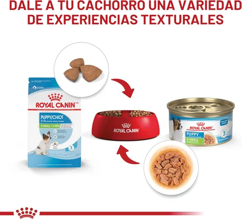 Miniatura 6 de Royal Canin Size Health Nutrition Cachorro X-Small Rebanadas Delgadas en Salsa Alimento para Perros, 3 oz (Paquete de 12)