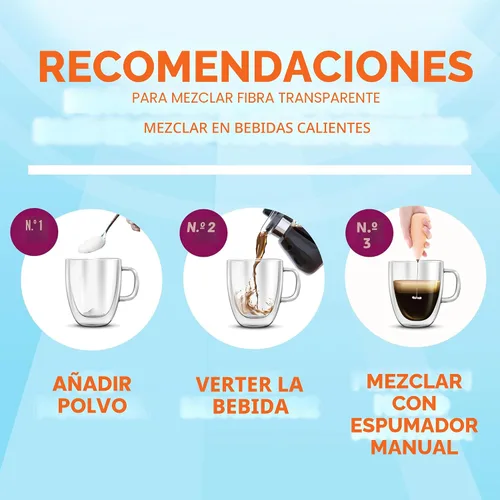 Miniatura 7 de Suplemento de fibra Metamucil, polvo de mezcla transparente sin sabor, sin granos, sin azúcar añadida, mezcla de suplemento de fibra prebiótica a
