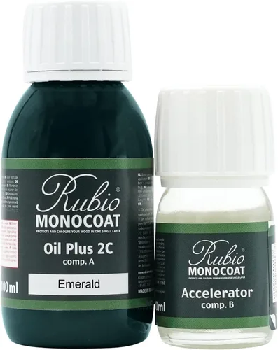Miniatura 110 de Rubio Monocoat Tinte y acabado para madera de 650 pies cuadrados - Niebla Oil Plus 2C Aceite de linaza de secado rápido, ecológico