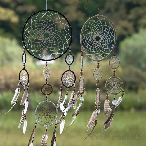Miniatura 7 de Framendino, Paquete de 12 anillos de macramé de 3 pulgadas de metal plateado floral para decoración de coronas de Navidad, atrapasueños