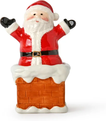 Miniatura 6 de Juego de salero y pimentero navideño - Muñeco de nieve con regalos