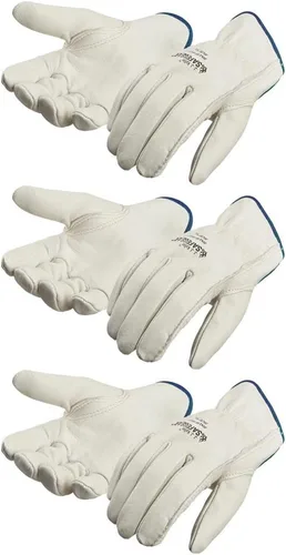 Miniatura 6 de J. J. Keller & Associates, Inc. SAFEGEAR Cowhide Leather Work Gloves with Keystone Thumb