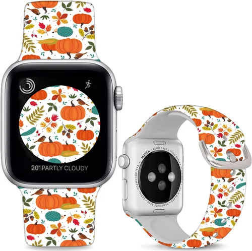 Miniatura 17 de Soft Silicone Bands Compatible with Apple Watch Band 38mm 40mm 41mm 42mm 44mm 45mm 46mm 49mm,Sport Wristband Strap for iWatch Ultra 2 Series 10 9 8