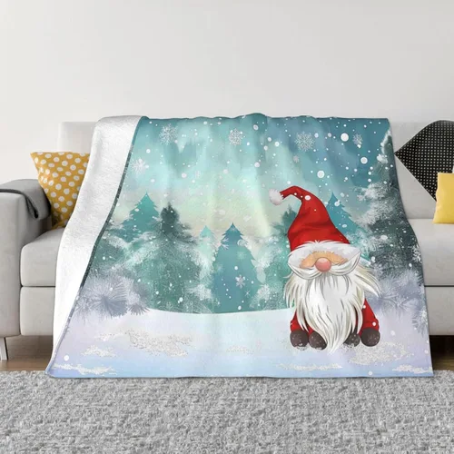 Miniatura 24 de Manta de franela estampada decorativa, hojas de otoño, manta suave para cama, sofá, decoración de silla, regalos para todas las estaciones, 60 x 50
