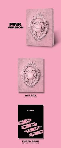 Miniatura 2 de Blackpink 2º mini álbum [Kill This Love] [Pink Ver.] - Paquete de CD, fotolibros, tarjeta de fotos, póster plegado con beneficio de pedido previo