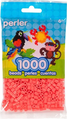 Miniatura 26 de Perler 80-15213 Cuentas fusibles para manualidades, 1000 piezas, naranja albaricoque
