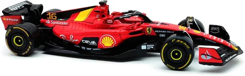 Miniatura 6 de 1/43 F1 2023 SF23 16# Charles Leclerc Scuderia SF23 55# Carlos Sainz aleación coche fundido a presión modelo modelo regalo (1/43 SF23 Monza #16)
