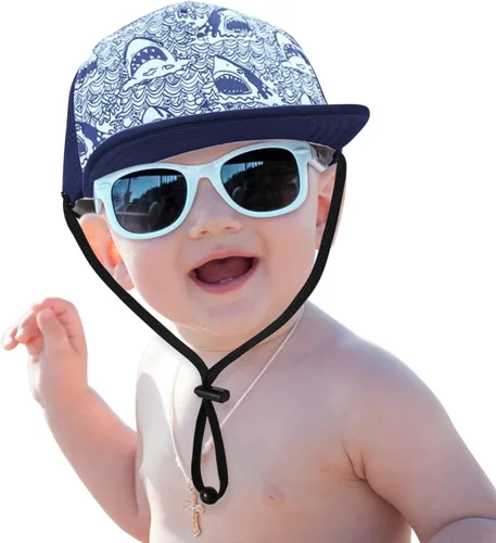 Miniatura 31 de Sombrero de béisbol para niños, sombrero de protección solar para niños pequeños, sombreros de algodón, sombrero de sol para bebés, niñas y niños