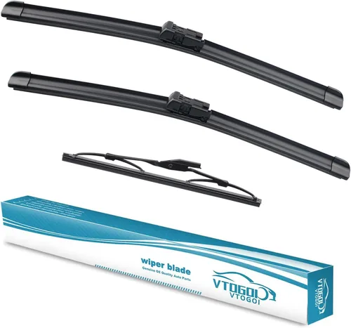 Miniatura 30 de VTOGOI escobillas de limpiaparabrisas con juego de escobillas traseras para BMW X3 2004-2010, repuestos de limpiaparabrisas automotrices, que
