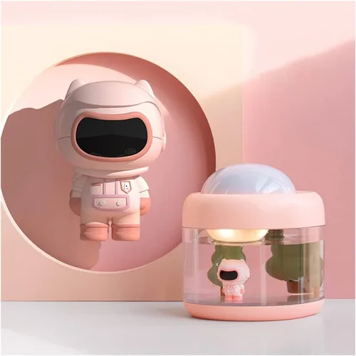 Humidificadores para dormitorio, lámpara de proyección, humidificador de aire inalámbrico, batería de 2000 mAh, proyector recargable, humidificador