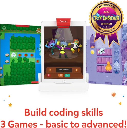 Miniatura 3 de Osmo - Kit de inicio de codificación para tablet Fire - 3 juegos educativos de aprendizaje Edades 5-10+ - Aprende a codificar, fundamentos